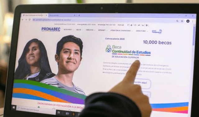 La postulación para la Beca Continuidad de Estudios 2022 es virtual y gratuita. Foto: Andina