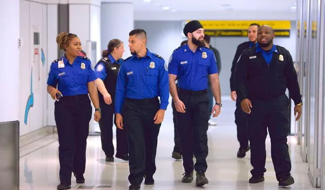 Los oficiales del TSA en el aeropuerto Elmira Corning reciben como mínimo US$ 16,90 por hora