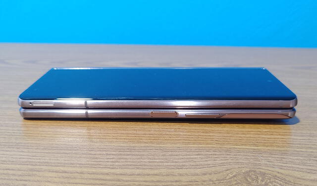 Laterales del Samsung Galaxy Z Fold 2 5G