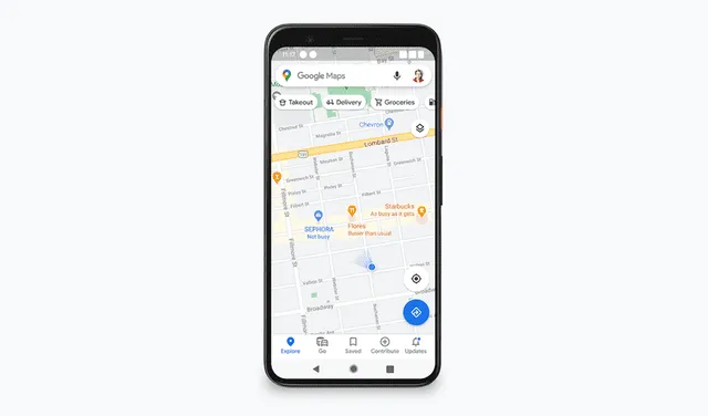 Google Maps mostrará información de actividad en vivo sin tener que buscar un lugar en específico. Foto: Google