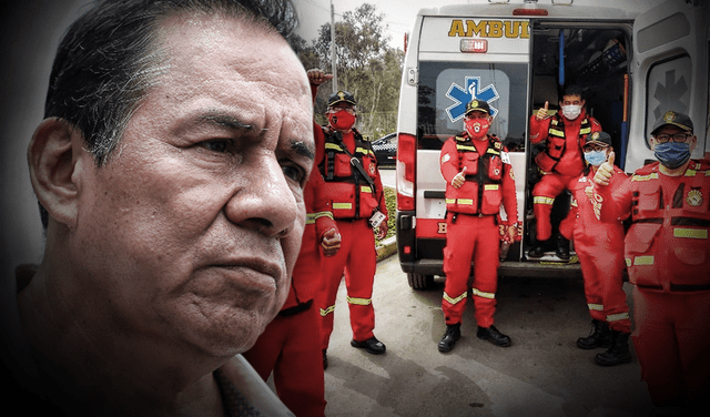 José Vega subestimó la labor de los bomberos señalando que "llegan tarde". Composición: Gerson Cardoso/La República.