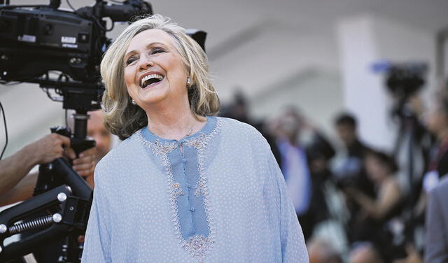 Hillary Clinton sorprendió con su presencia. Foto: difusión