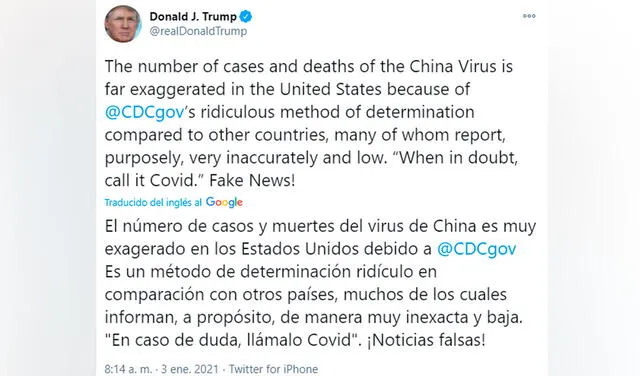 “Son muertes reales”: Fauci rechaza afirmación de Trump sobre cifras de la COVID-19