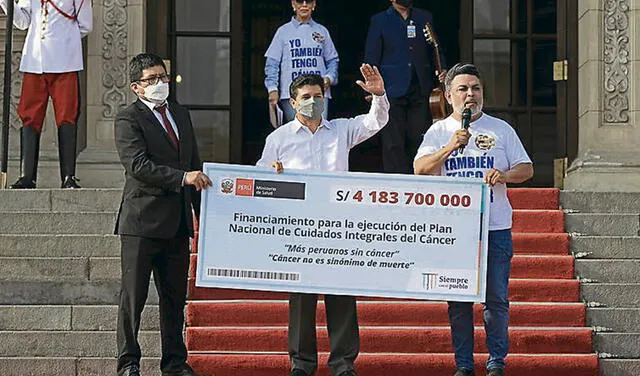 Sin palabra. Castillo prometió una cifra irreal para atenciones. Foto: difusión