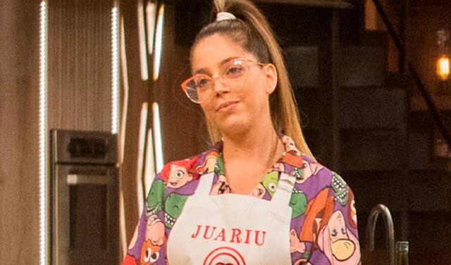 Juariu fue la participante eliminada en el último programa de MasterChef Celebrity. Foto: Telefé