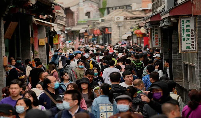 En China prevén grandes movilizaciones en los próximos días. Foto: AFP