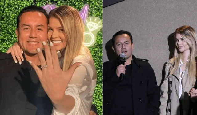 Richard Acuña organizó una romántica pedida de mano