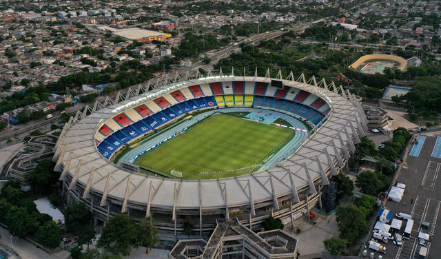 El Estadio Metropolitano de Barranquilla será la sede del Chile vs. Colombia. Foto: AFP