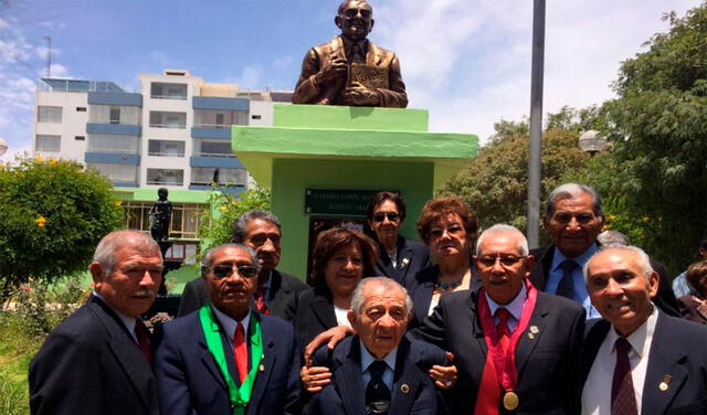 En 2019, Everardo Zapata fue homenajeado con un busto suyo en Arequipa. Foto: Andina