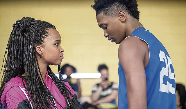 Crystal. Junto a Isaíah Hill, en el papel de Jace Carson. Foto: difusión