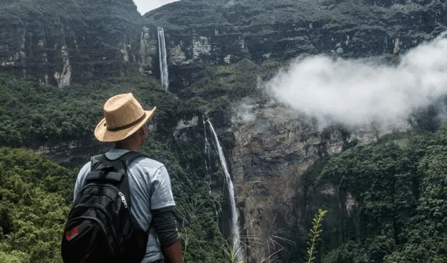 La catarata de Gocta se encuentra en la región Amazonas