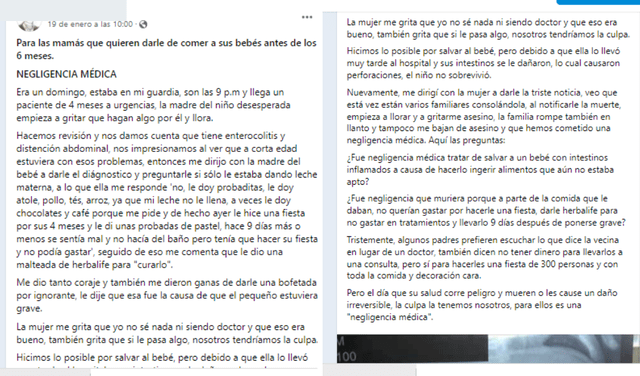 Publicación reciente superó las 4.000 interacciones. Foto: captura de Facebook