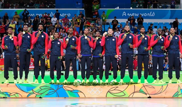 Estados Unidos fue el campeón del baloncesto masculino en los juegos de Río 2016. Foto: AFP