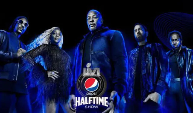 Artistas que se presentarán en el show de medio tiempo del Super Bowl 2022. Foto: composición LR/NFL/Pepsi