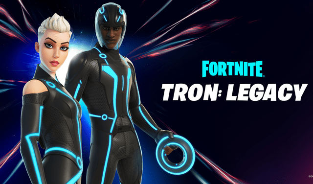 Las nuevas skins de Tron. Foto: Disney / Fortnite
