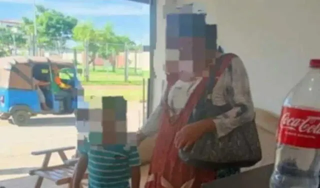 La abuela del menor empeñado en Bolivia se reencontró con su nieto tres días después.Foto: Canal 11 Paisaje Tv/Facebook.