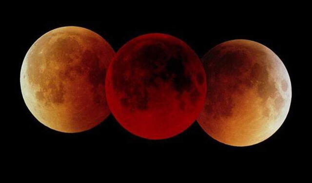 Se verá en los cielos una Luna de sangre parecida a la del 20 de enero. Foto: referencial / NASA / Fred Espenak