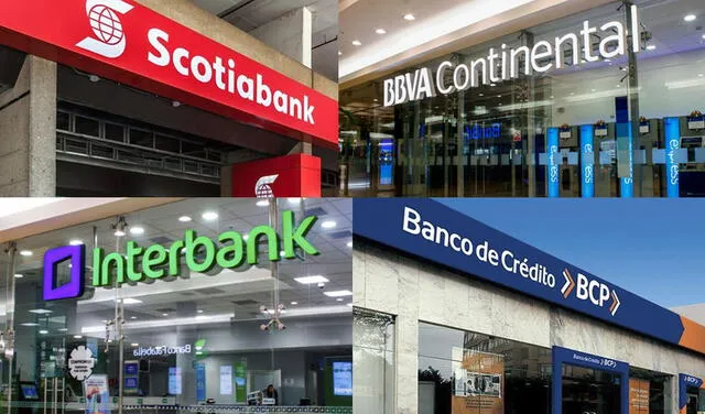 La mayoría de bancos no atenderán de manera presencial este 28 y 29 de julio. Foto: composición LR