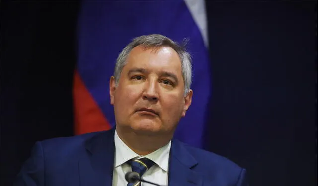 Dmitri Rogozin, jefe de Roscosmos. Foto: AFP