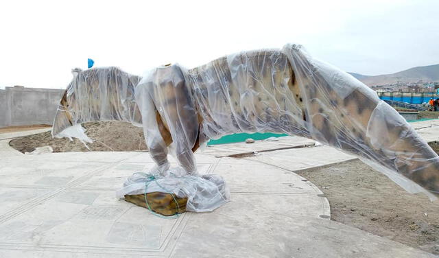 Municipio de Islay invierte más de S/ 3 mllns en construcción de parque de dinosaurios [FOTOS Y VIDEO]