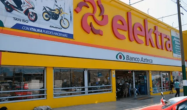 Elektra ofrecía electrodomésticos, motocicletas, celulares, juguetes, entre otros artículos