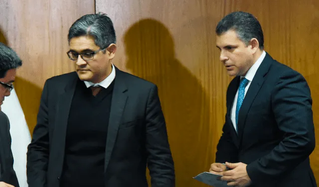 José Domingo Pérez y Rafael Vela fueron separados del caso Lava Jato el  último día del 2018, por ordende Pedro Chávarry. Meses después fueron restituidos. Foto: La República.