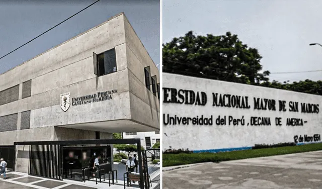 La Universidad Nacional Mayor de San Marcos ocupa el tercer lugar con 54,72 de puntaje. Foto: composición LR/Jazmín Ceras/Andina