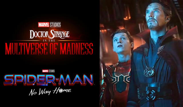 Spiderman no way home escondería escena post créditos de Doctor Strange in the multiverse of madness. Foto: composición/Marvel Studios