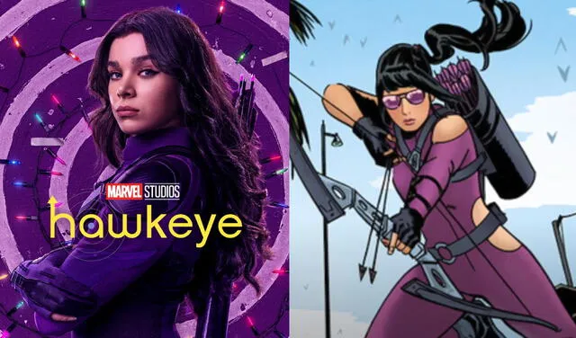 Kate Bishop en la serie Hawkeye y en Marvel Comics
