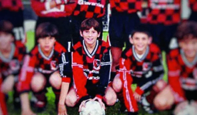 Lionel Messi jugó en las divisiones menores de Newell's Old Boys