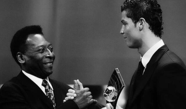 Cristiano Ronaldo y Pelé coincidieron en varias oportunidades en eventos ligados al fútbol. Foto: Instagram
