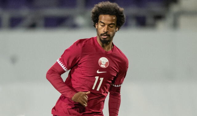 Akram Afif es el jugador de Qatar mejor cotizado. Foto: EFE