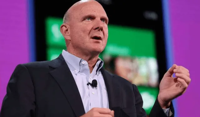 Steve Ballmer fue director ejecutivo de Microsoft entre los años 2000 y 2014