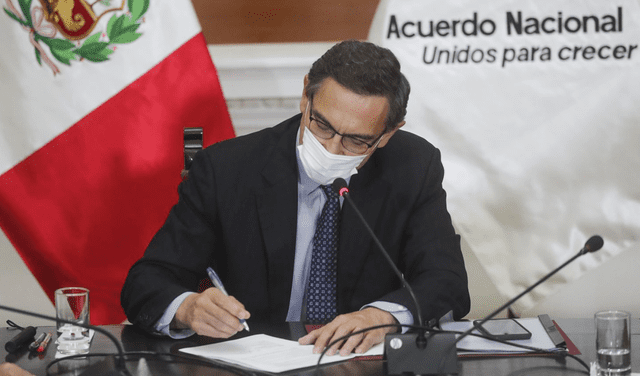 Martín Vizcarra anunció el Pacto Perú en su último mensaje a la nación. Foto: Presidencia.