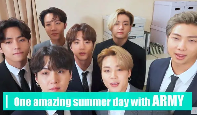 BTS reunión Zoom One amazing summer day with ARMY