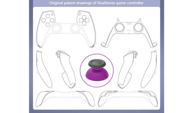 Patente mando DualSense. Foto: Lets'Go Digital