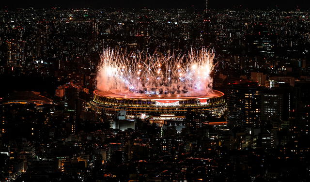 Fotos de la inauguración de los Juegos Olímpicos Tokio 2020. Foto: EFE