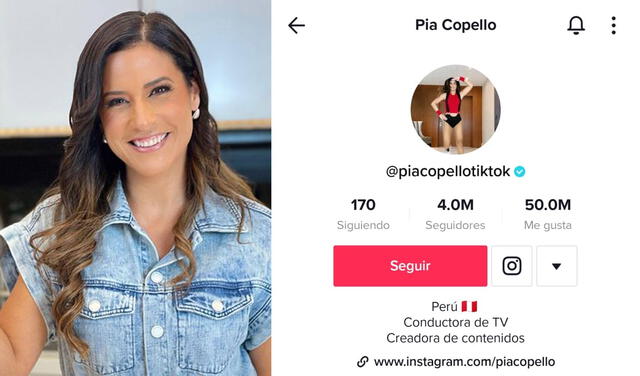 María Pía Copello es una de las famosas de TV con mayor número de seguidores en TikTok. Foto: captura María Pía Copello/TikTok