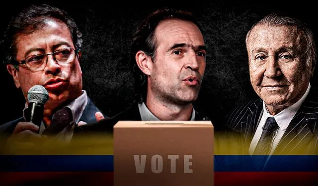 Petro, Gutiérrez y Hernández serían los candidatos con más chances de pasar a una segunda vuelta