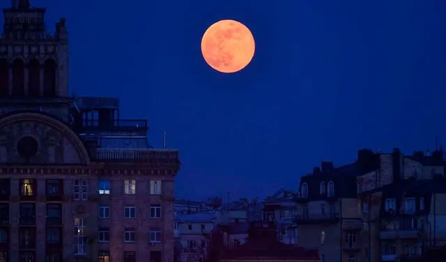La Luna se ubicará a unos 357.000 kilómetros de la Tierra. Foto: AFP