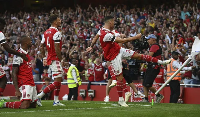 Arsenal supera en dos puntos a Manchester City en la Premier League 2022-23. Foto: AFP