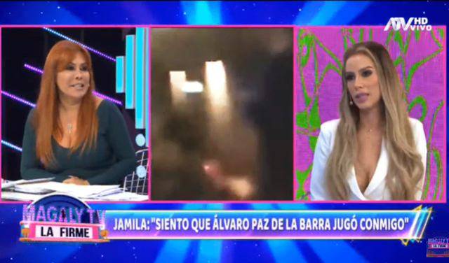 Jamila Dahabreh se presentó en "Magaly TV, la firme" y desmintió la versión de Álvaro Paz de la Barra