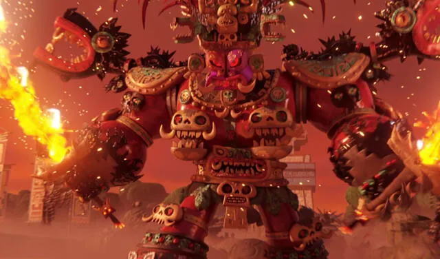 Dios del inframundo de Mictlán en Maya y los tres en Netflix. Foto: cortesía