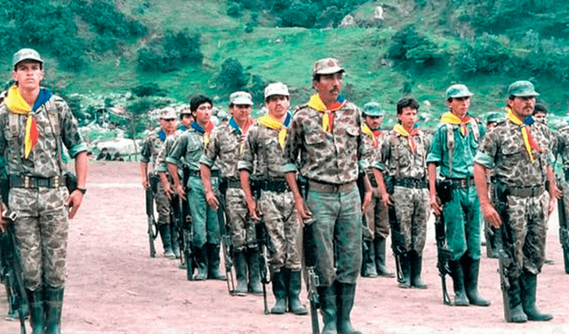 El M-19, que nunca tuvo el poderío militar de las FARC.