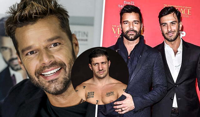 Ricky Martin estaría interesado en el actor argentino Juan Manuel Martino pese a estar casado con Jwan Yosef. Foto: Composición