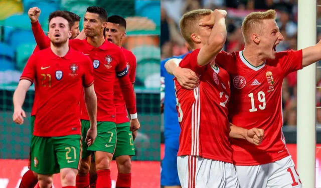 Portugal y Hungría se enfrentan en el primer partido de este martes 15. Foto: composición/EFE