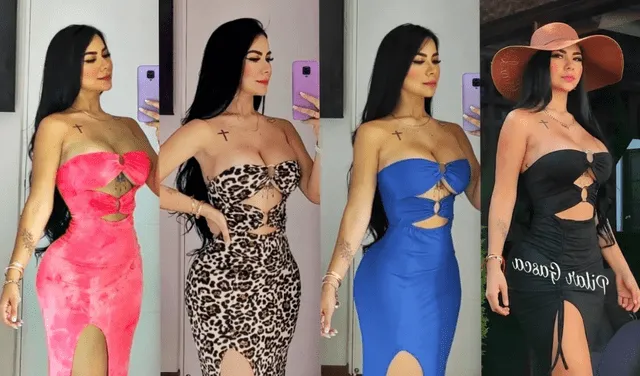 Pilar Gasca diseña vestidos similares a los de Kim Kardashian.