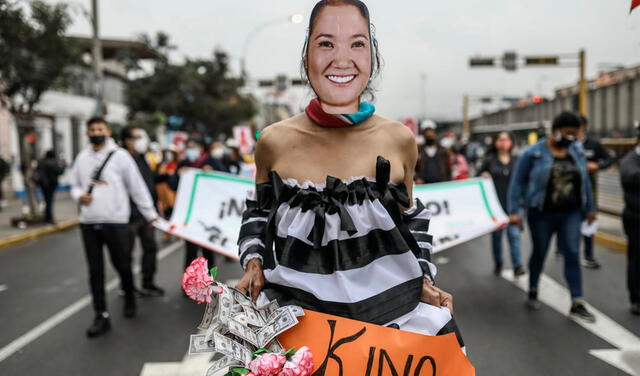 marcha contra Keiko Fujimori