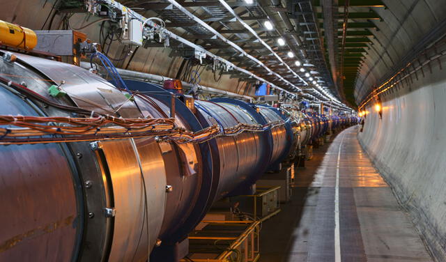 El LHC es un túnel de 27 kilómetros de circunferencia, en cuyo interior chocan partículas a gran velocidad. Foto: CERN