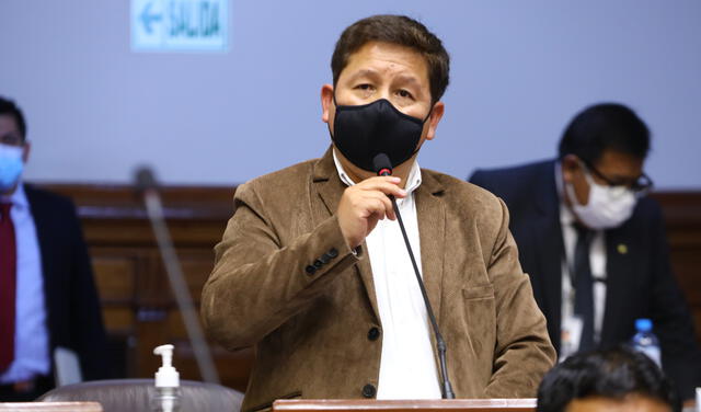 Guido Bellido representa a la región de Cusco en el Congreso de la República. Foto: Parlamento